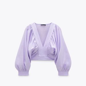 Zara Cropped Blouse